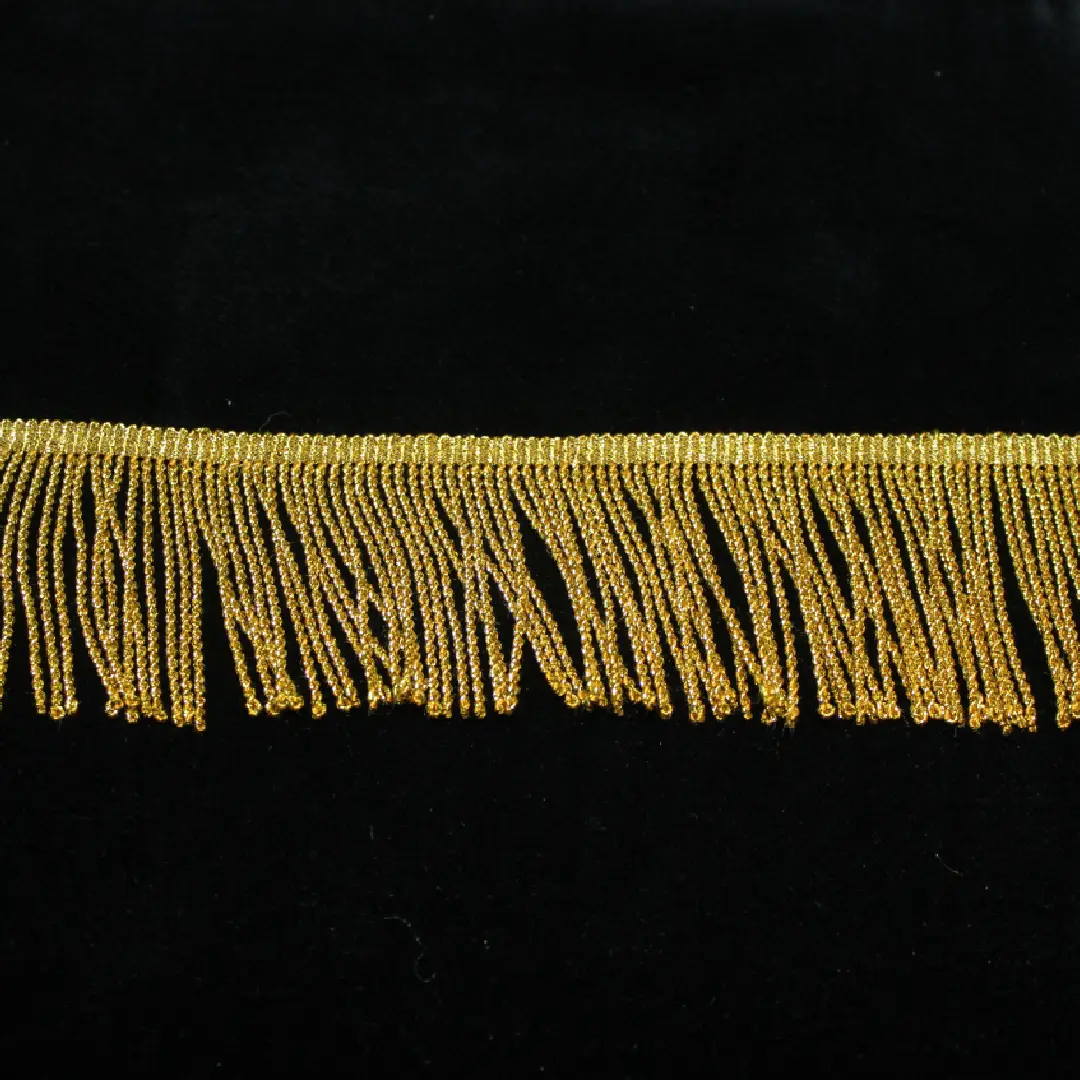 Flecos dorados de 4 cm para banderines, estandartes y más